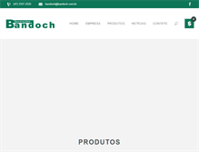 Tablet Screenshot of bandoch.com.br